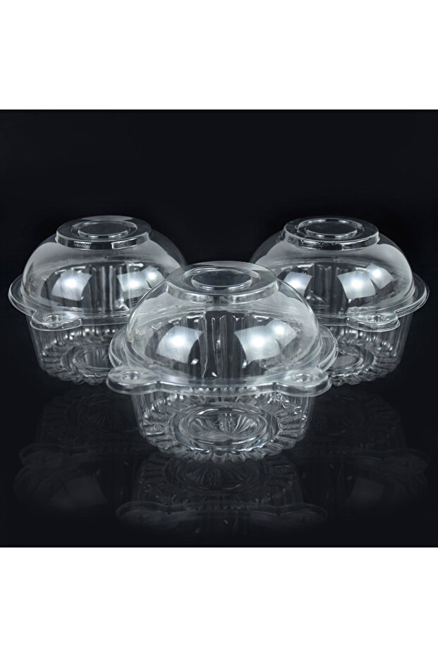 50pcs box 30/50Pcs Cake Slice Boxes Cupcake Container Square Individual Single Dessert Box Triangula