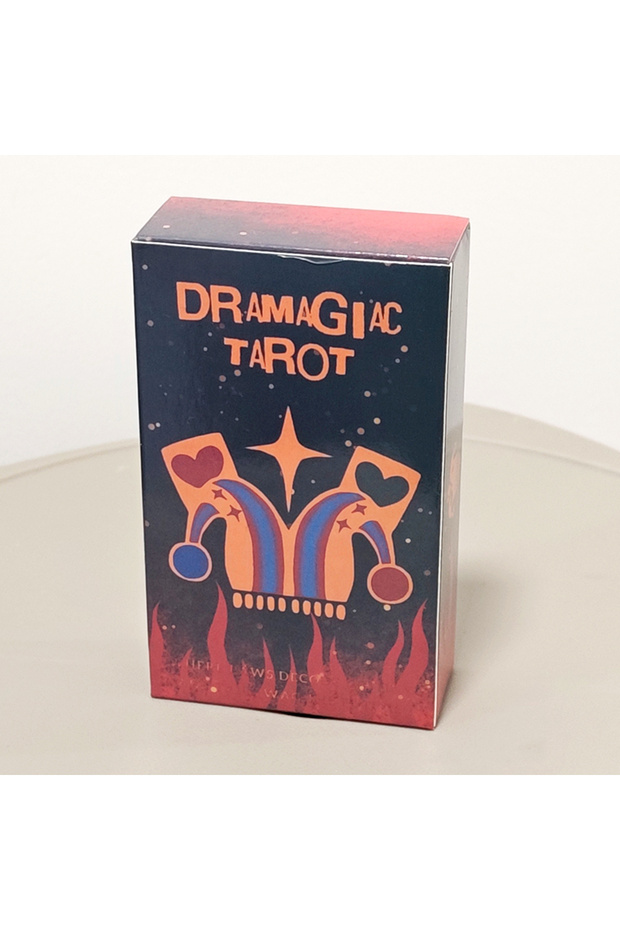 Red Red Edition Dramagiac Tarot Deck 78 Pcs Rider Waite Style Tarot Cards 10.3*6cm Witchy Gift