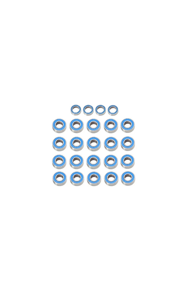 24PCS 24pcs Sealed Bearing Kit for Tamiya Blackfoot Monster Beetle Fast Attack Mud Blaster - RC Car