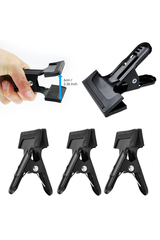 2PCS Metal Clip Photo Studio Background Support Clamps Backdrop Bracket Holder Multifunctional Clip