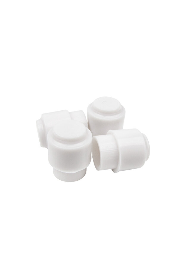 FLEOR 4PCS TL Guitar Switch Tips Plastic Barrel 3 Way Pickup Selector Switch Caps Knobs White - 7