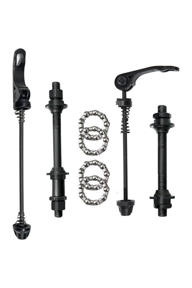 Bike Quick Releases 1 Pair MTB Quick Release Bike Quick Releases Set - Front And Rear Axle Hollow Sh