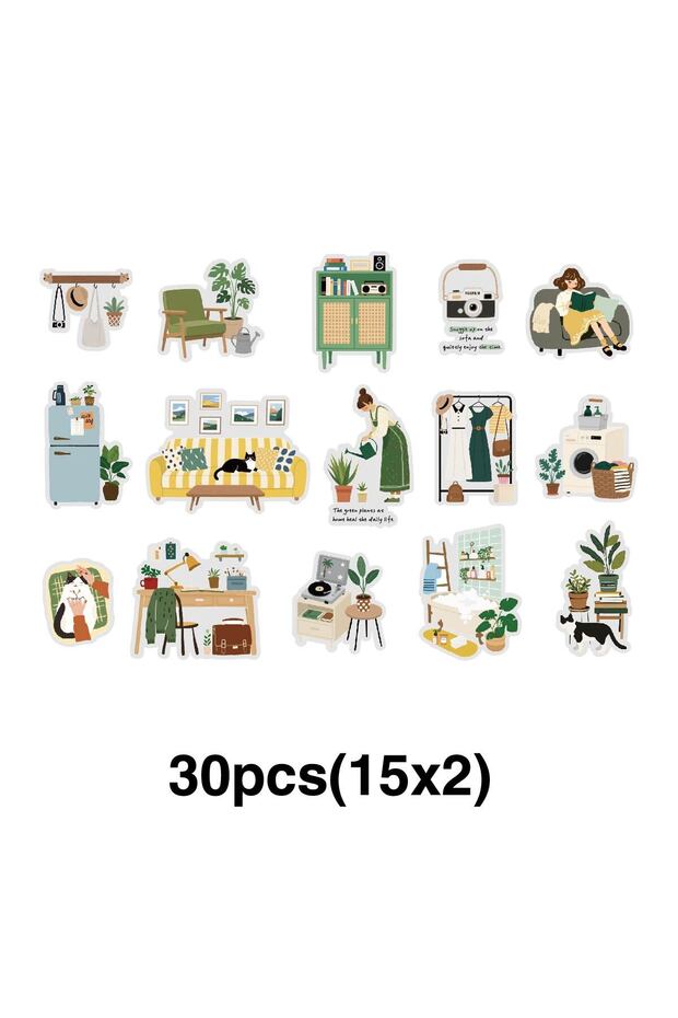 30pcs 30pcs Fun Family Stickers for Kids & Adults, Perfect for Laptops, Suitcases, Gift Boxes, Phone