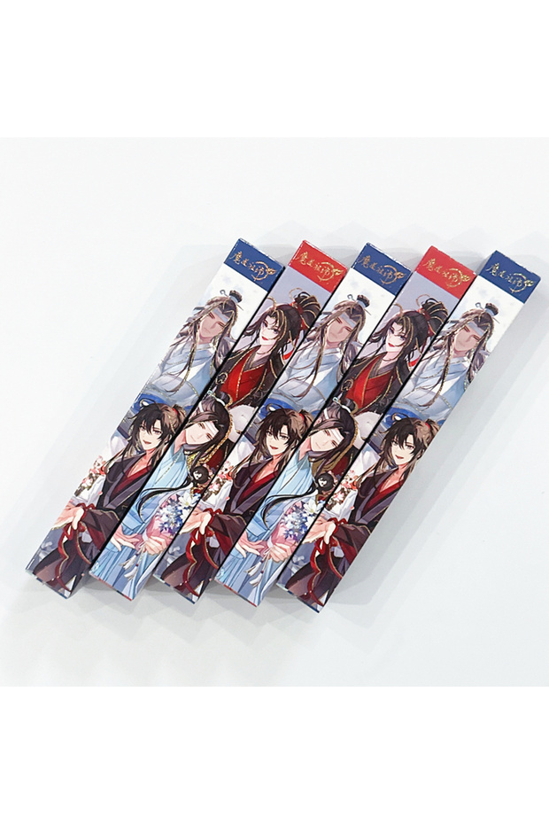 Random 5Pcs 5PCS Grandmaster of Demonic Cultivation Retractable Pen Set Random Character Writing Sta