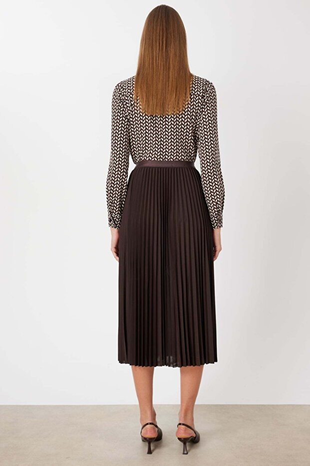 Piliseli Midi Etek - 5