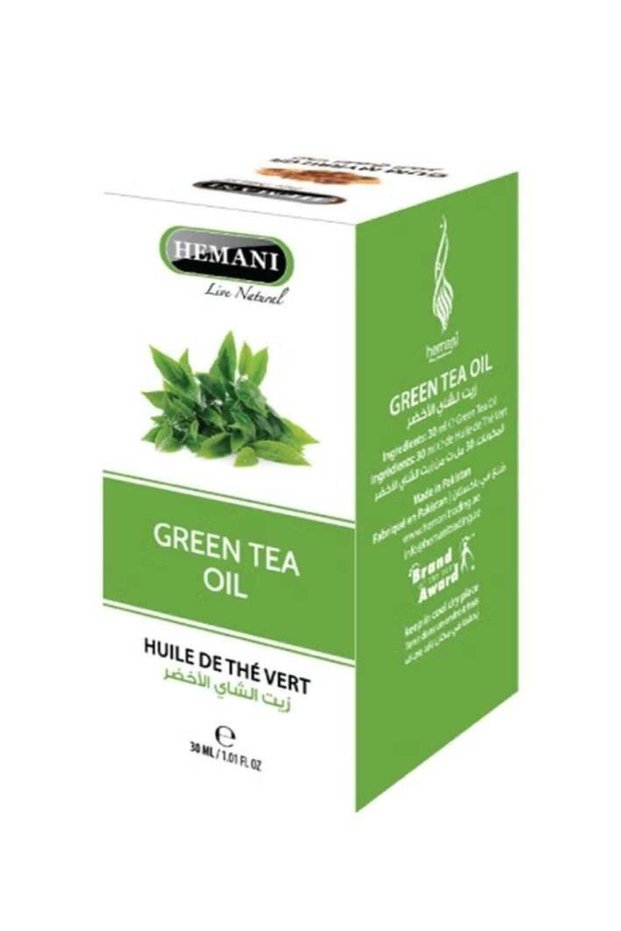 Green Tea Oil 30ml | 100% Natural Herbal Oil for Hair Care, Skin Massage & Aromatherapy