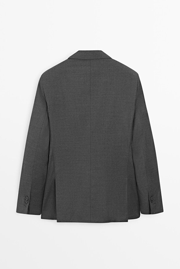 Yün takım blazer'ı - 4