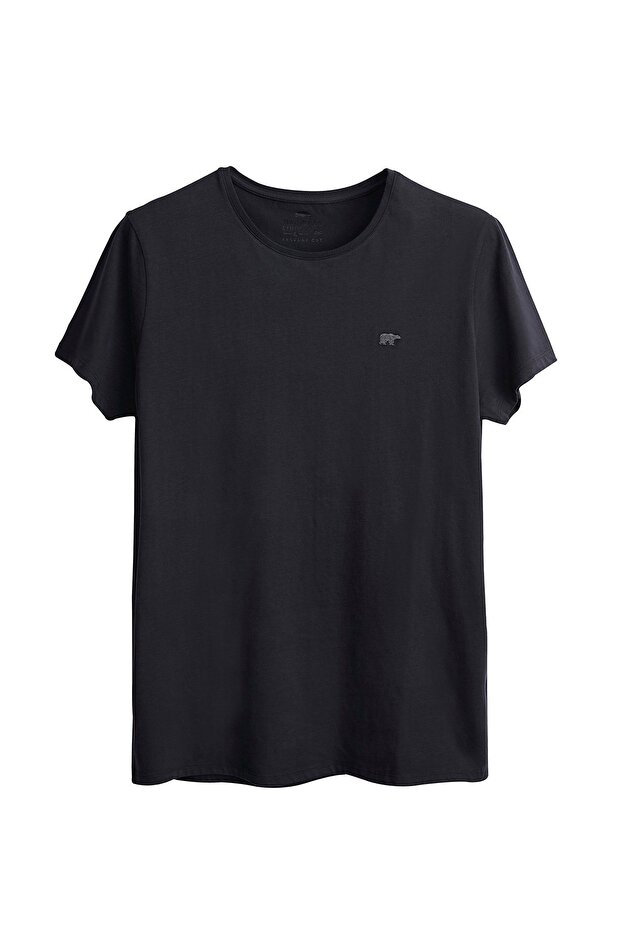 SOLID TEE RAVEN - 4