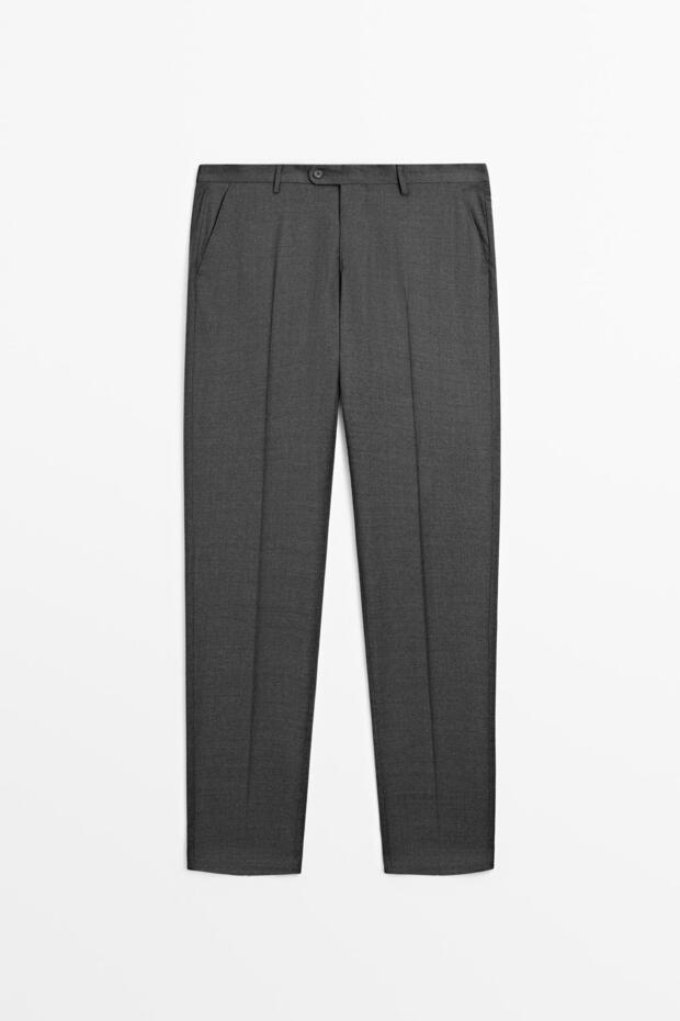 Yün klasik pantolon - 1