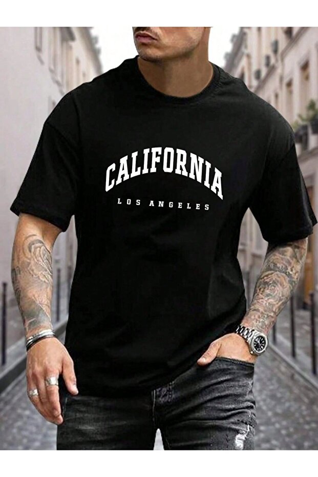 Unisex Text Printed T-Shirt – Round Neck, Short Sleeve, Casual