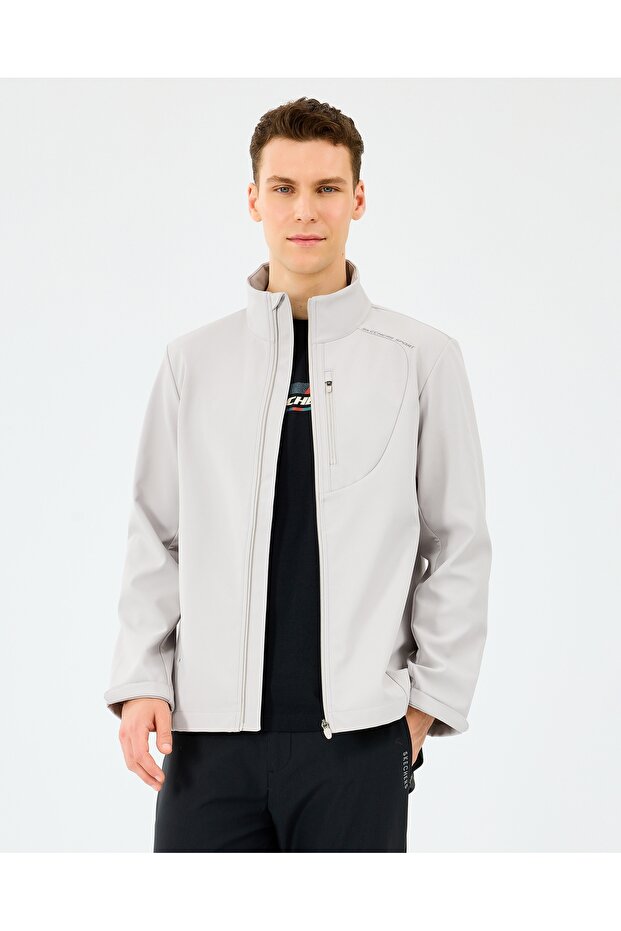 M Softshell Basic Erkek Ceket S2520132-1657 LightGray - 1