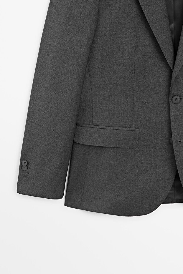 Yün takım blazer'ı - 3