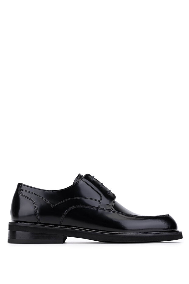 Men's Genuine Leather Black Opening Classic Shoes
