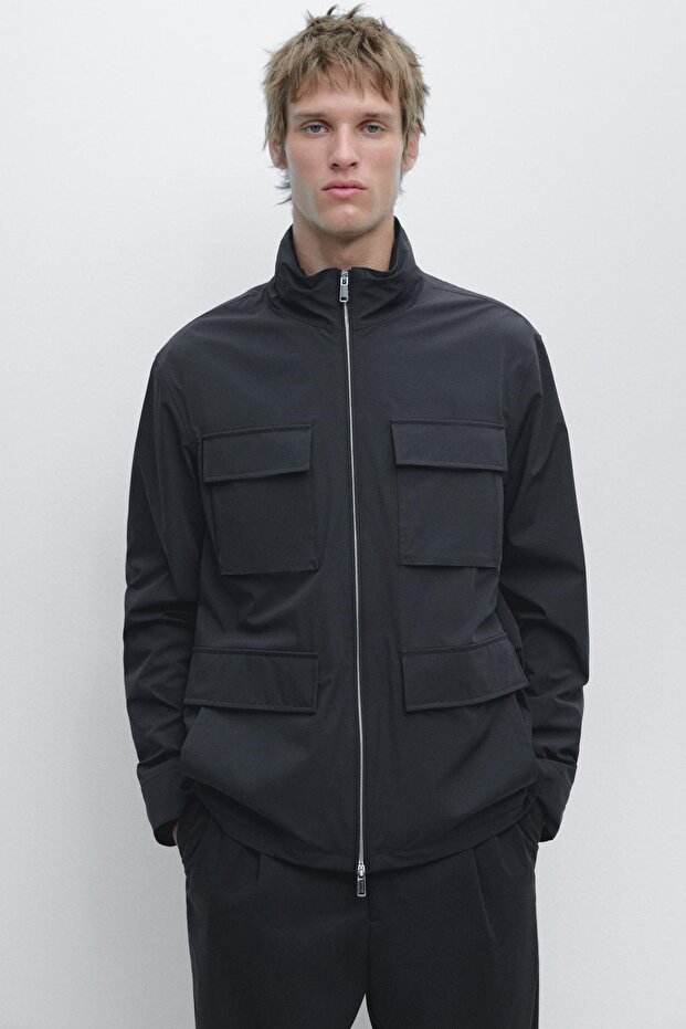 Esnek kumaş ceket - 2