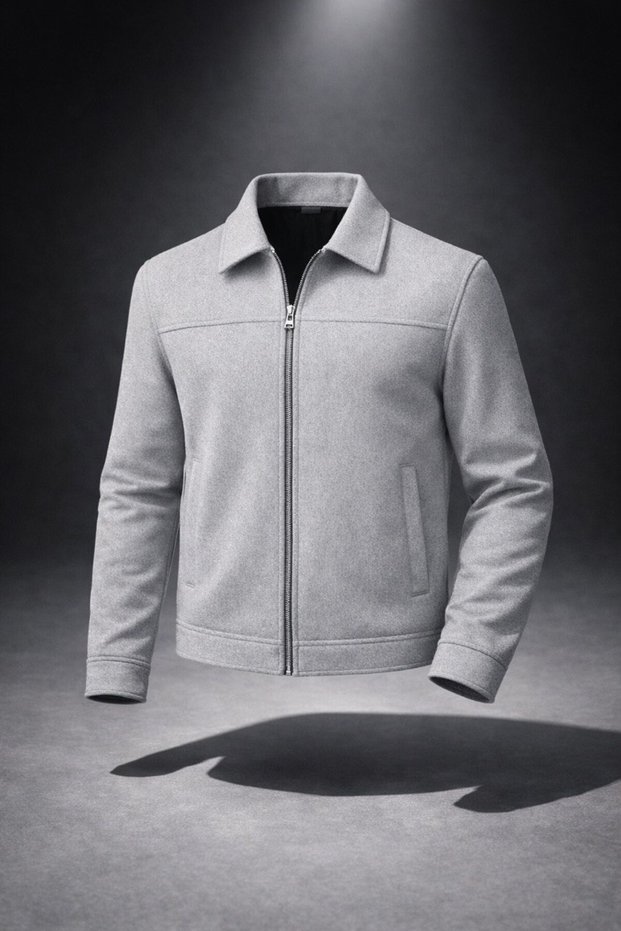 Old Money Thick Fabric Non-Pilling Basic Cashmere Jacket