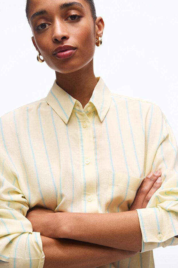 Oversize akıcı gömlek - 3