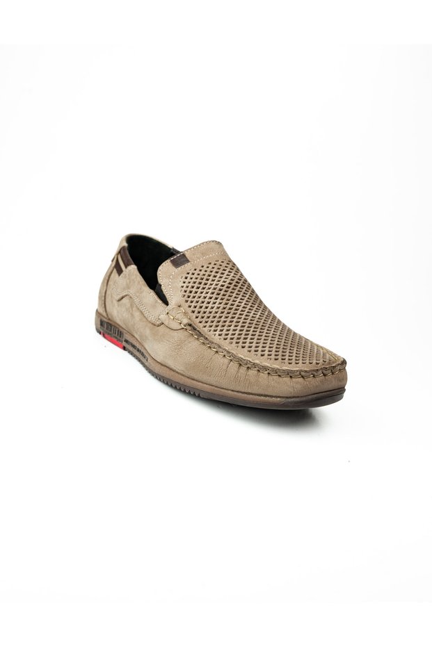 5091 Gray Nubuck Leather Casual Men's Shoes