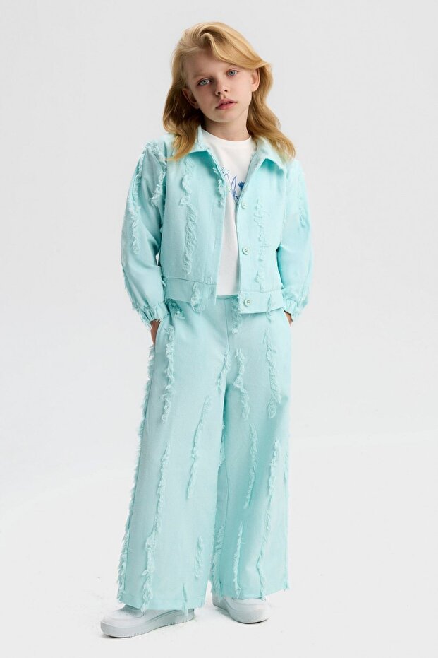 4-8 Years Chorley Mare Girls' 3-Piece Set-Blue