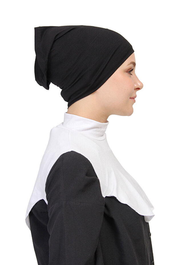 طوق الرقبة ذو الياقة المدورة المستقيمة - 4