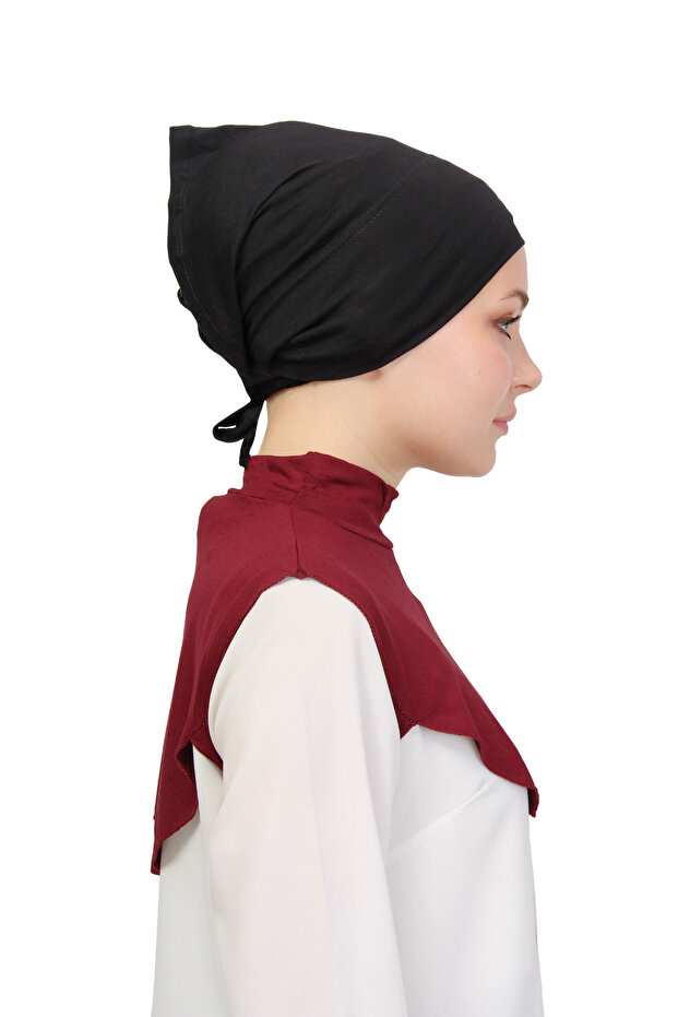 طوق الرقبة ذو الياقة المدورة المستقيمة - 4