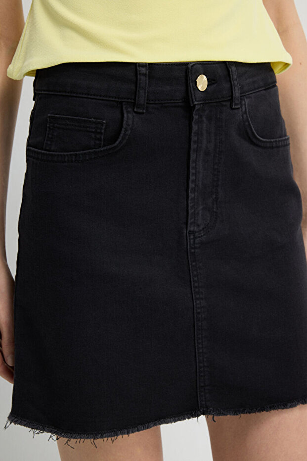 Cepli Denim Etek - 4