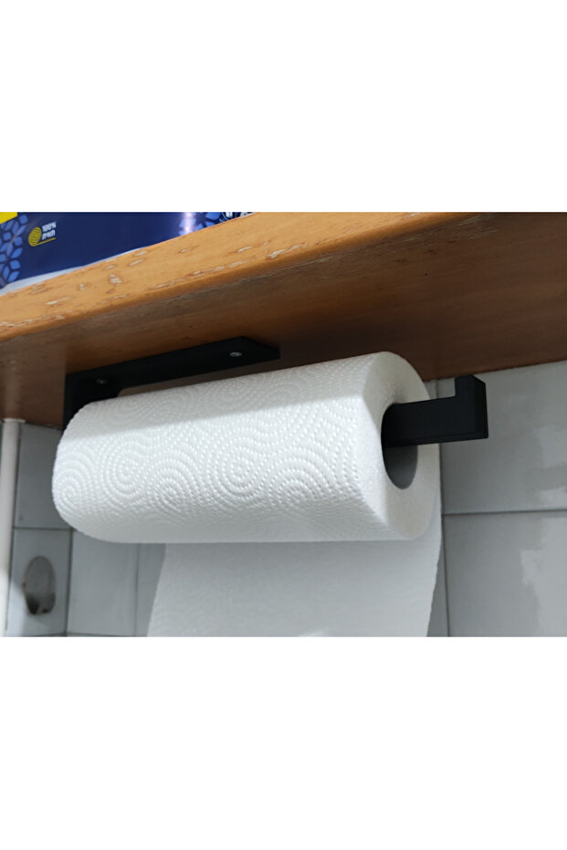 Modern Perforated Paper Towel & Roll Holder – Kitchen Accessory