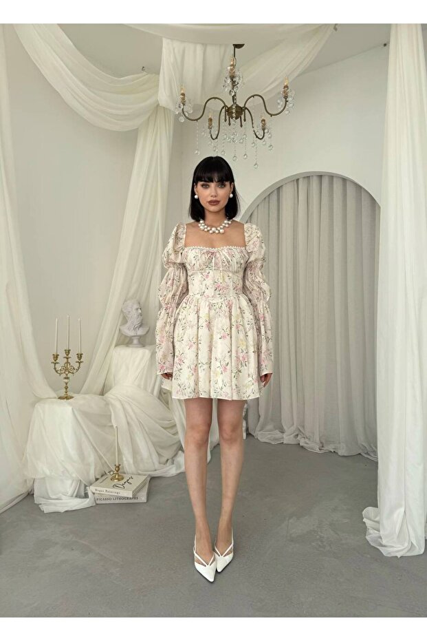 Taren Mini Elbise - 3