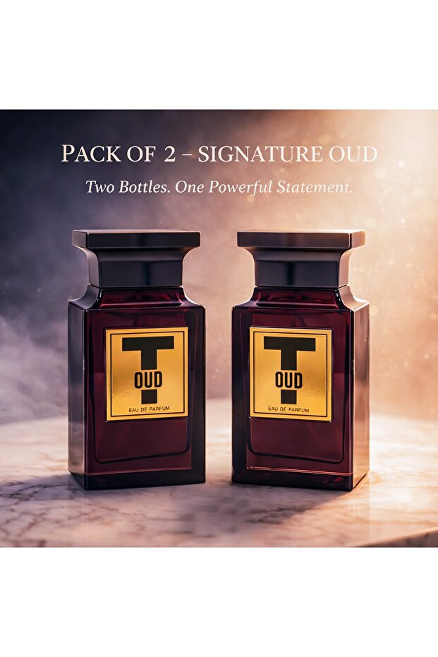 OUD T FOR MENS EDP 100 ML Pack of 2