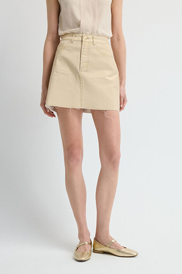 Cepli Denim Etek - 2