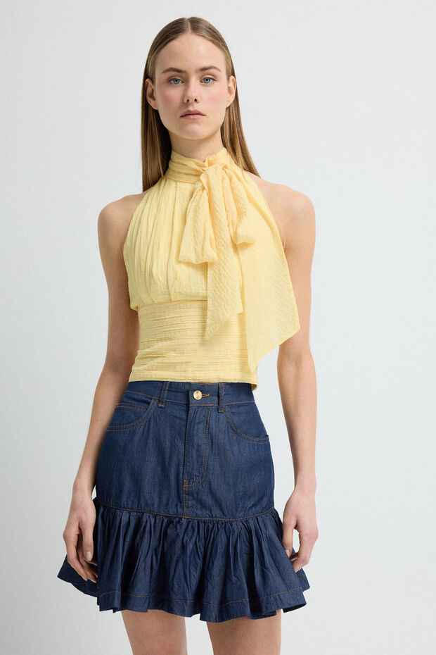 Kolsuz Piliseli Bluz - 4