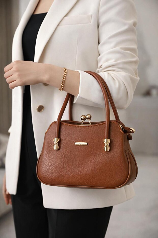 Women's Stylish Clip-On 3-Compartment Shoulder Crossbody Bag