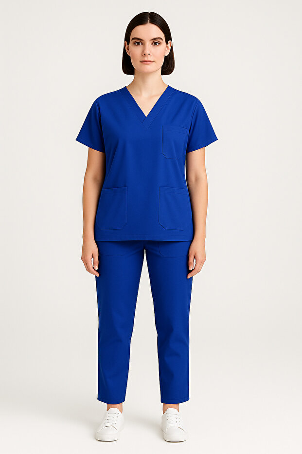 Scrubs Bottom Top Set Health Care Staff Uniform Comfortable and Durable