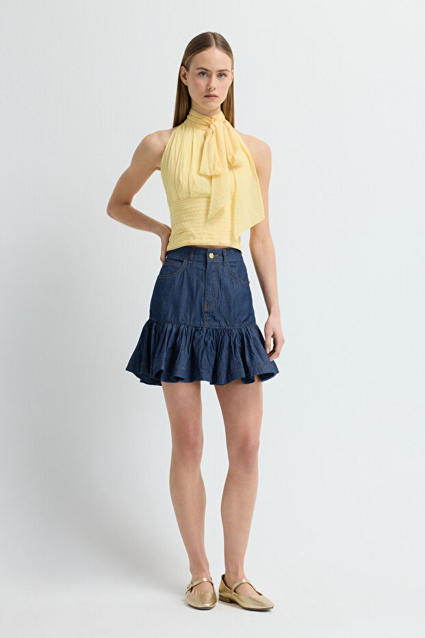 Kolsuz Piliseli Bluz - 3