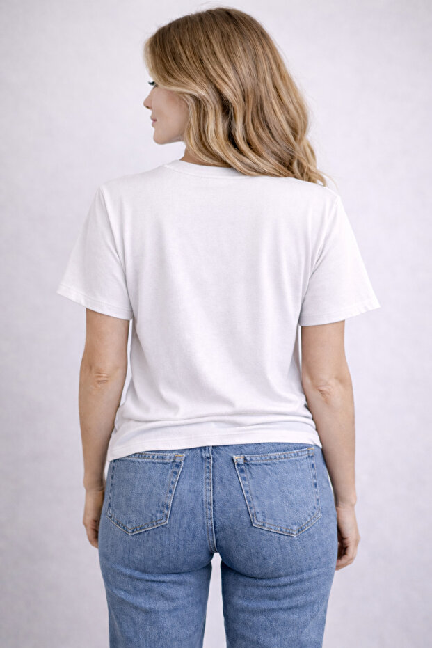 Plain Basic T-Shirt - 2