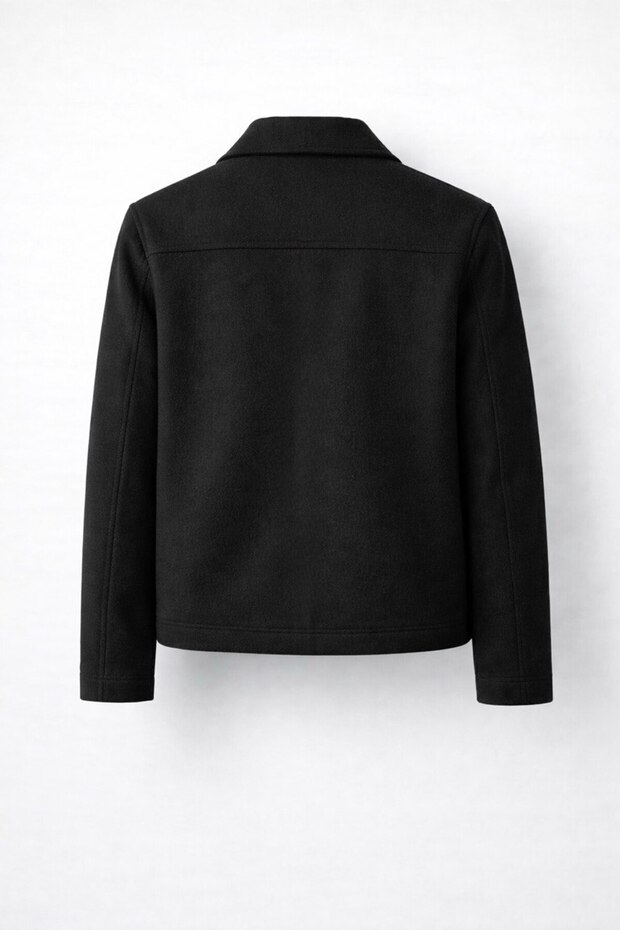 Zamansız Basic Tasarım Kaşe Ceket - 4