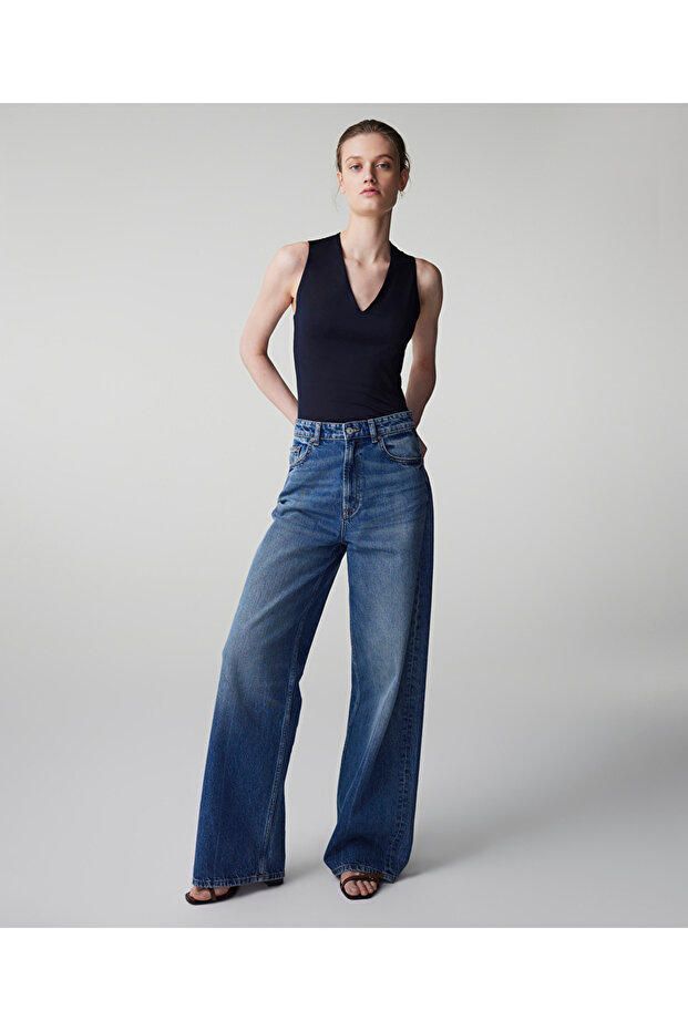 V yaka basic tişört - 2