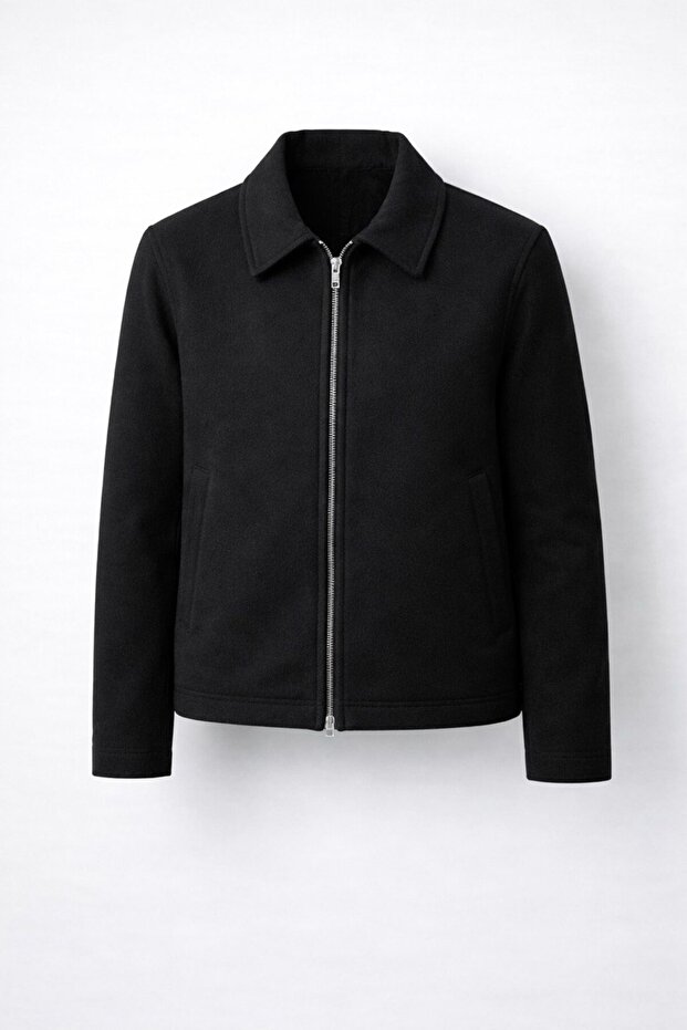 Zamansız Basic Tasarım Kaşe Ceket - 3