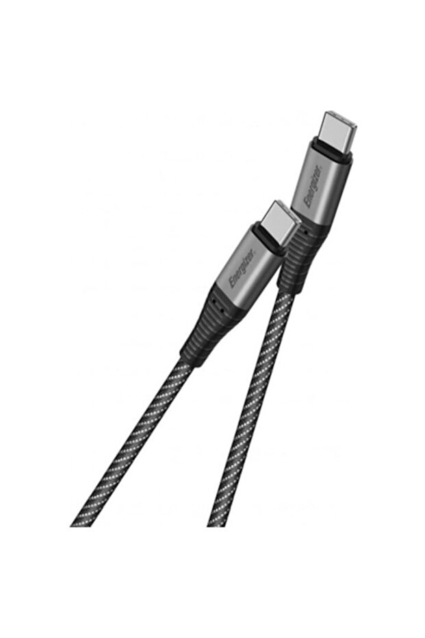 Braided Type-C Cable, 100W, Black - 1