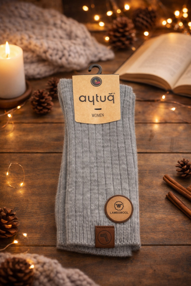 Lambswool Kadın Çorap - 1