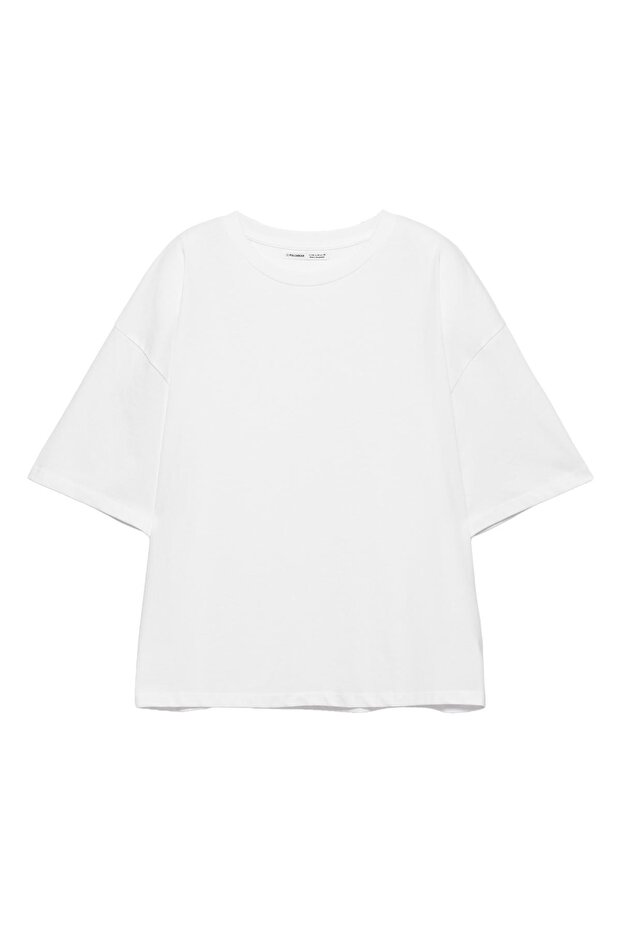Oversize kısa kollu t-shirt - 4