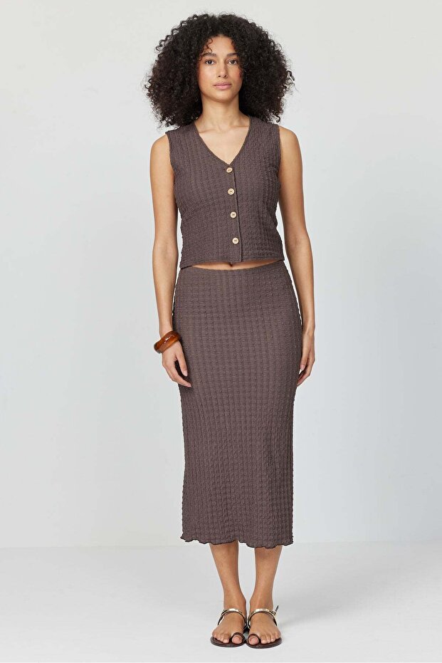 Fustă texturată de damă - 6