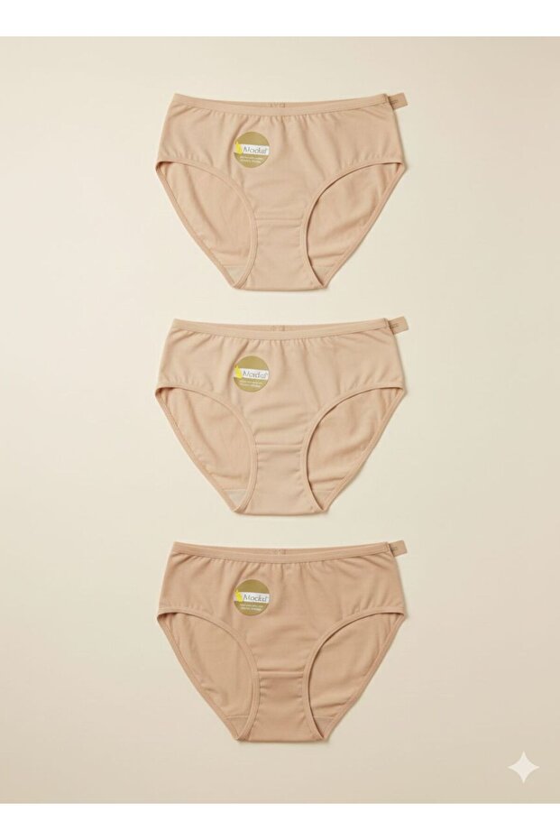 Women's High Waist Modal 3-Piece Panties Bikini