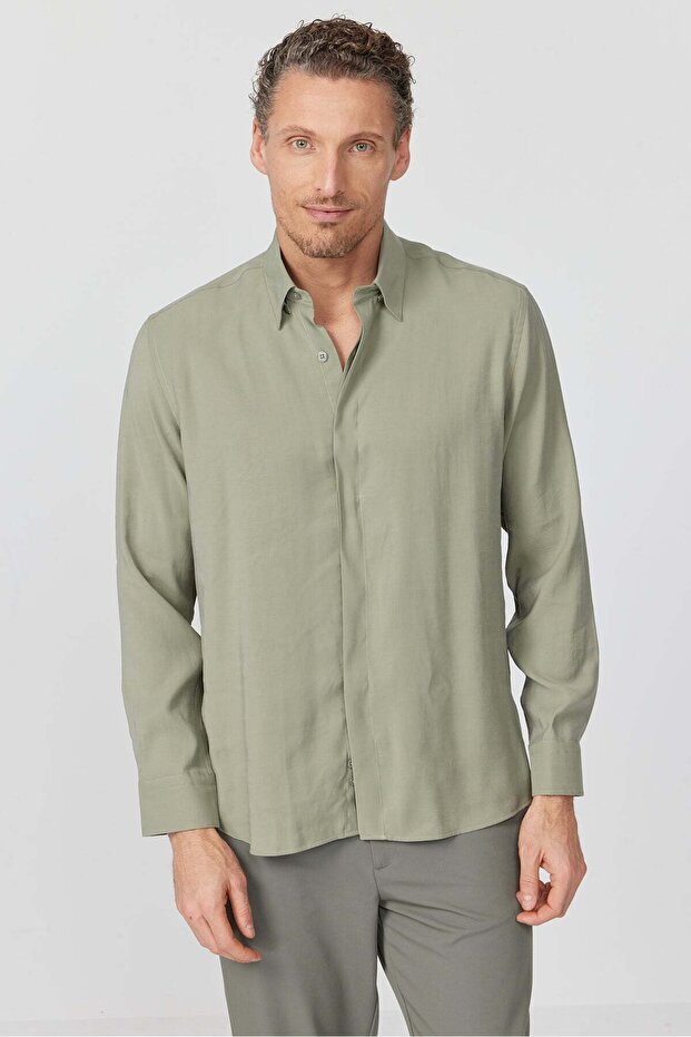 Erkek Minimal Gömlek - 2