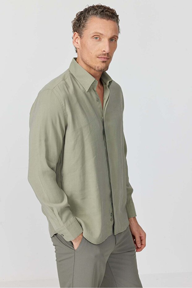 Erkek Minimal Gömlek - 3