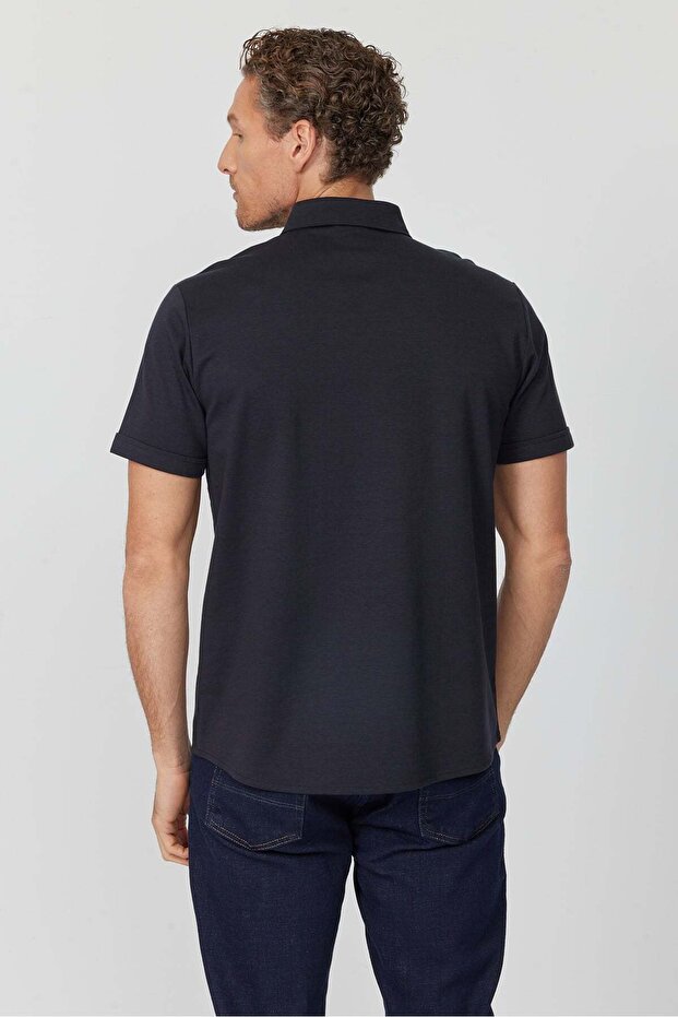 قميص رجالي بياقة بأزرار - 5