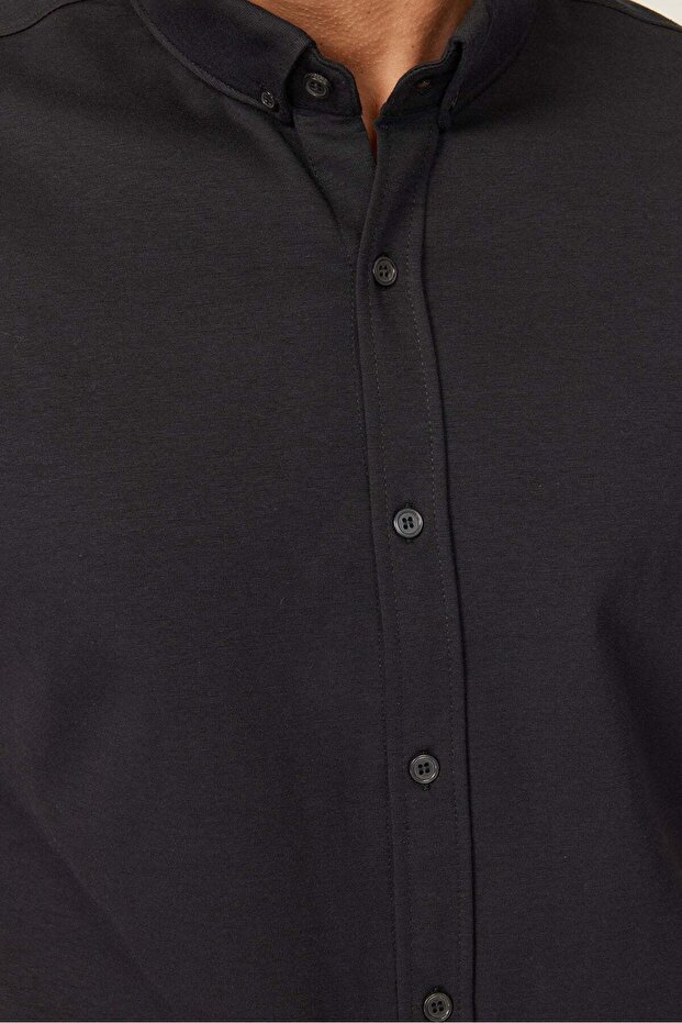 قميص رجالي بياقة بأزرار - 6