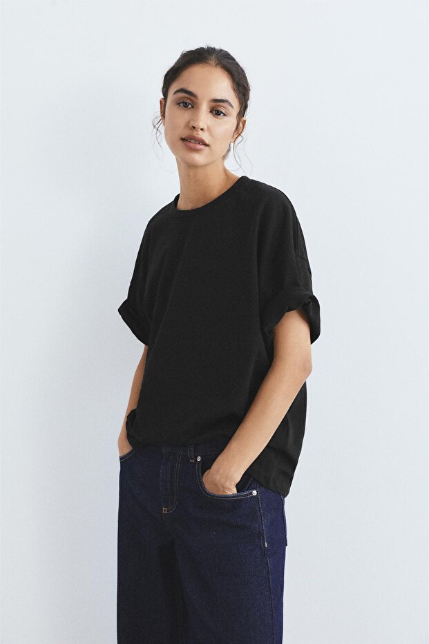 Oversize kısa kollu t-shirt - 2