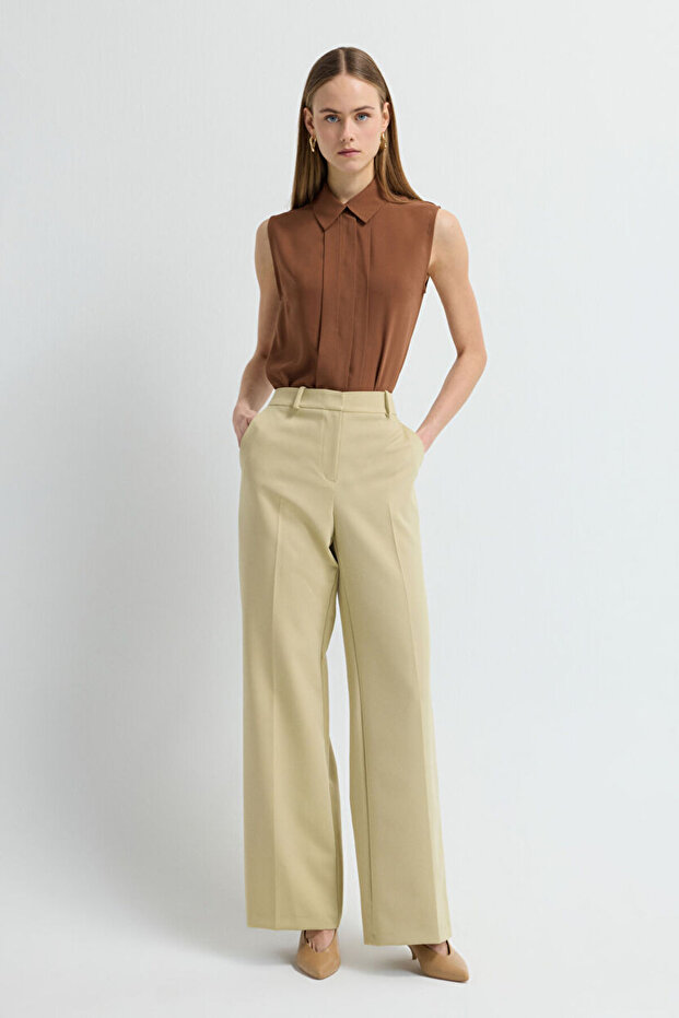 Geniş Paça Pantolon - 1