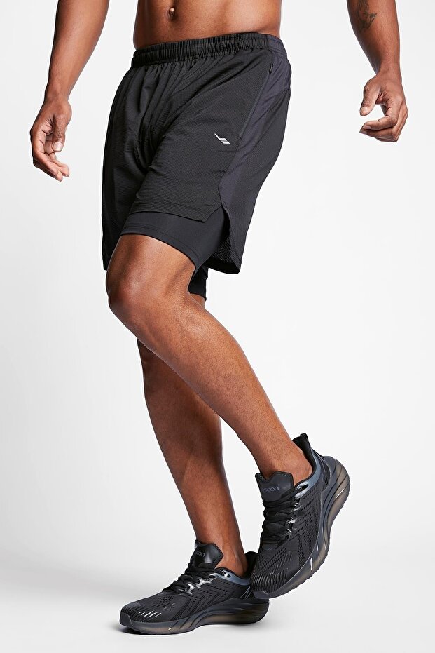 23b-1007 Koşu Taytlı Şort - 5