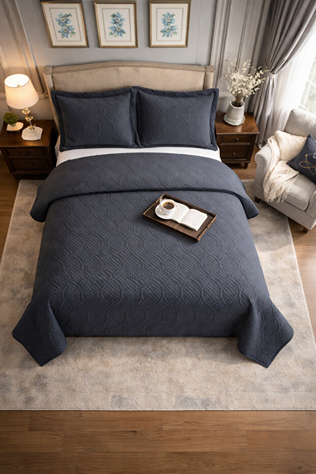 Lalune Home Tuscany Nubuck Bedspread King Size